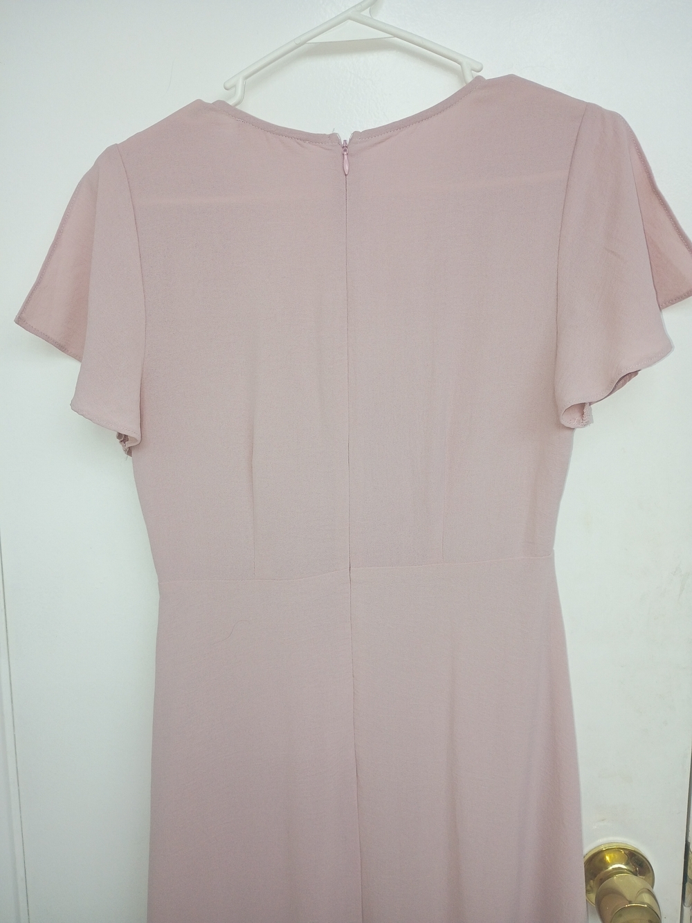 Altar'd State Mauve Wrap High-Low Maxi Dress - Picture 9 of 9
